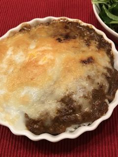 キーマカレーで焼きカレー-レシピのメイン写真