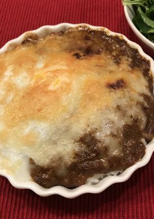 キーマカレーで焼きカレー-レシピのメイン写真