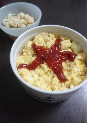 洗い物ほぼなしオムライス♪-レシピのメイン写真