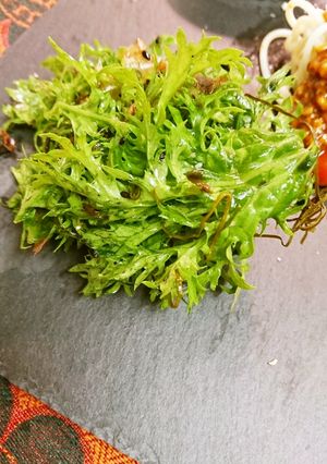 わさび菜サラダ-レシピのメイン写真