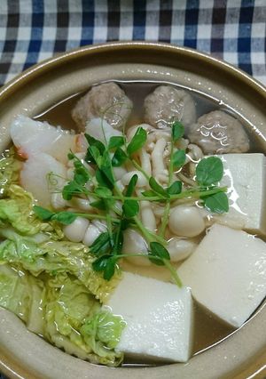 簡単！１人寄せ鍋＼(^^)／-レシピのメイン写真