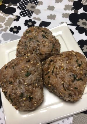 もち麦の焼きおにぎり-レシピのメイン写真