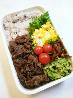 お弁当(1/26)焼き肉-レシピのメイン写真