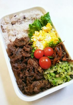 お弁当(1/26)焼き肉-レシピのメイン写真