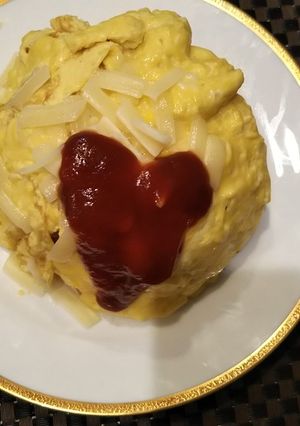 チーズdeカバーオムライス-レシピのメイン写真