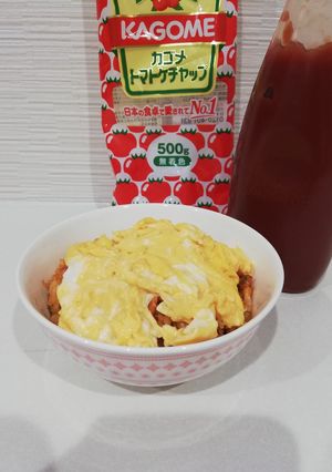 お茶碗で食べるオムライス-レシピのメイン写真