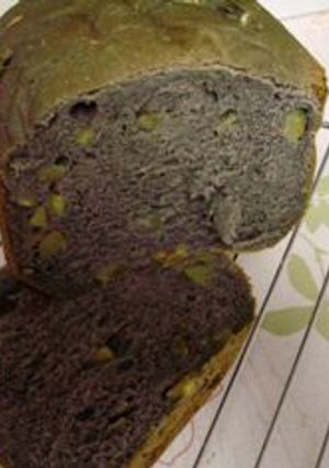 真っ黒ごまのあま～いさつまいもの食パン-レシピのメイン写真