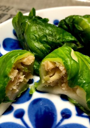 市販の餃子でレタス巻き-レシピのメイン写真