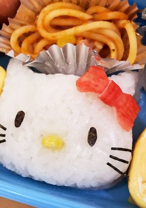 キティーちゃん♪キャラ弁♪簡単♪-レシピのメイン写真