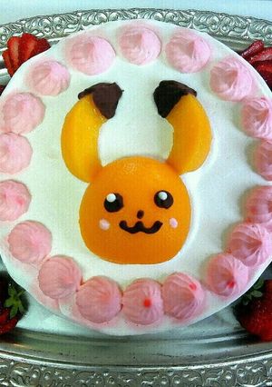 かわいい♪ポケモンのピカチュウケーキ♪-レシピのメイン写真