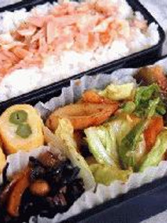 今日のお父ちゃん弁当☆肉詰めピーマン-レシピのメイン写真