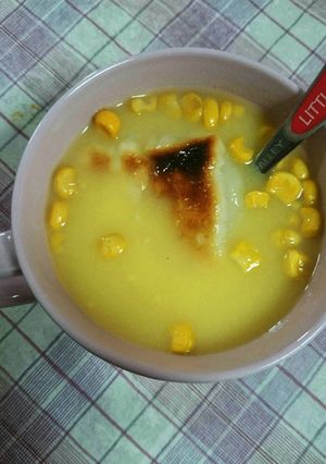 ◎コーンスープに焼き餅◎-レシピのメイン写真