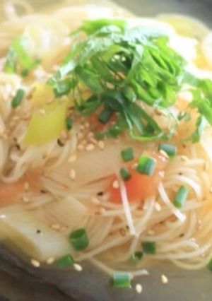 出汁がきめて！和風カッペリーニ-レシピのメイン写真
