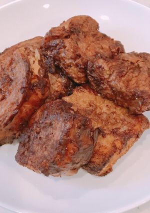 焼きチョコ+ココアフレンチトースト!-レシピのメイン写真