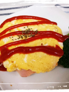 レンジだけの超簡単オムライス-レシピのメイン写真