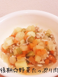 離乳食後期☆野菜いっぱい肉じゃが-レシピのメイン写真
