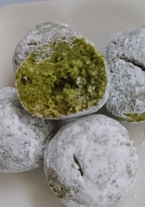 抹茶☆スノーボールクッキー-レシピのメイン写真