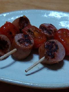ミニトマトとウィンナーの串焼き-レシピのメイン写真