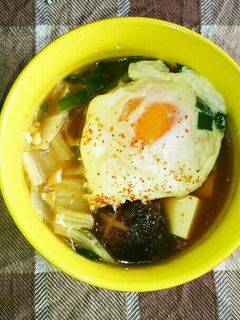 みそラーメンの残り汁でお鍋風-レシピのメイン写真