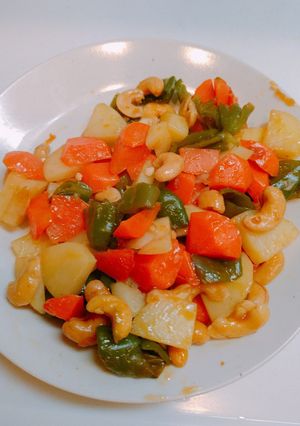 ホットクックで野菜のカシューナッツ炒め-レシピのメイン写真