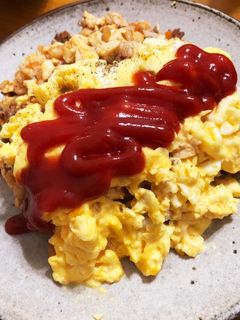 ヘルシー♡豆腐入りオムライス-レシピのメイン写真