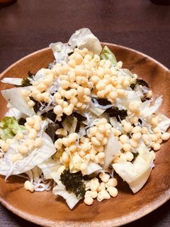 レタスと天かすの和風サラダ-レシピのメイン写真