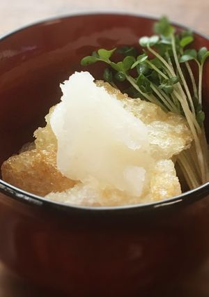 オリーブオイルで♡揚げ餅のおろし和え-レシピのメイン写真