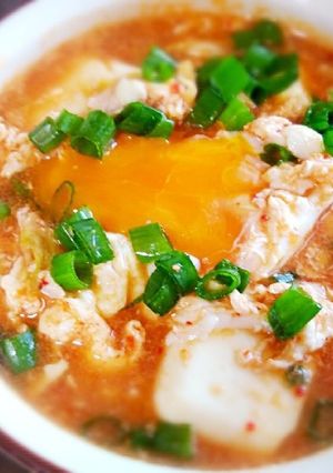 サッポロ一番みそラーメンで絶品スンドゥブ-レシピのメイン写真