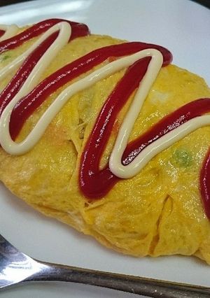 包丁いらず♪バターライスでオムライス★-レシピのメイン写真