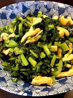 大根葉と油揚げの炒め物-レシピのメイン写真