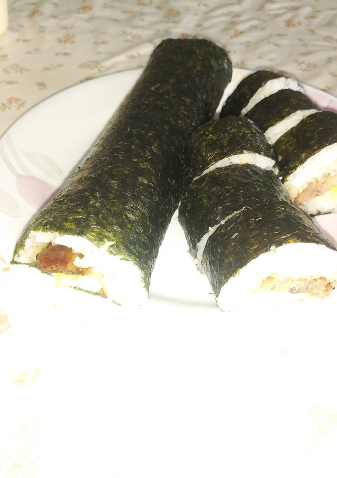 鰯の蒲焼き缶＊で恵方巻き-レシピのメイン写真
