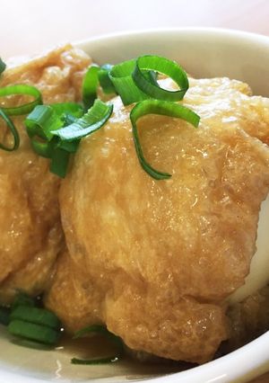 丸ごとゆで卵inお揚げ-レシピのメイン写真