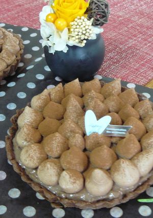バレンタインに♡チョコレートのタルト-レシピのメイン写真
