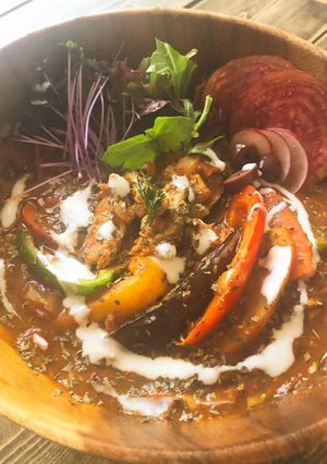 鯖とトマト缶でホットチリスープカレー-レシピのメイン写真