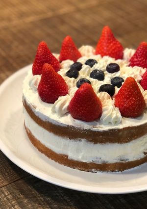 クリーム足りなかったショートケーキ！-レシピのメイン写真