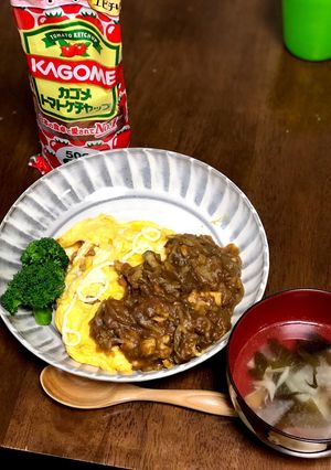 野菜たっぷり簡単オムカレー☆-レシピのメイン写真