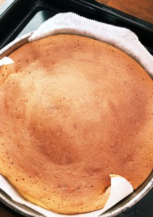 簡単 スポンジケーキ 糖質制限-レシピのメイン写真