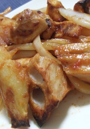 鶏肉とポテトの甘酢ケチャップ炒め-レシピのメイン写真