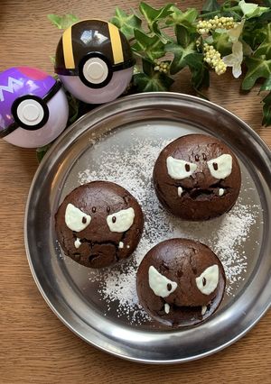 キャラスイーツ ポケモンのガトーショコラ-レシピのメイン写真