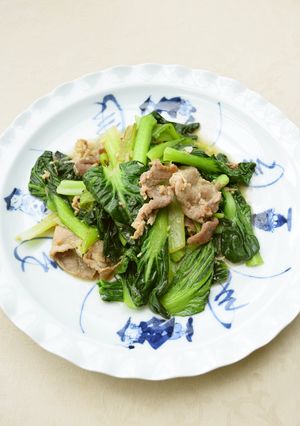 ご飯モリモリ☆ターサイと豚肉の油炒め-レシピのメイン写真
