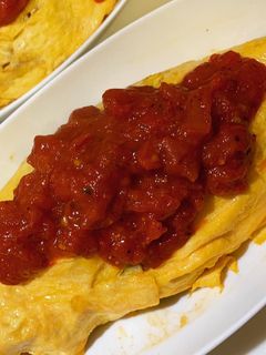 トマトソースのオムライス(*´ `)-レシピのメイン写真