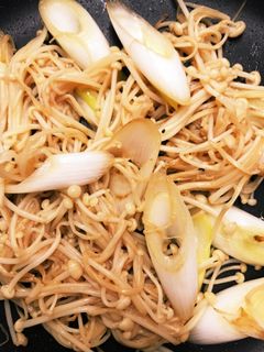簡単!エノキと長ネギのポン酢炒め-レシピのメイン写真