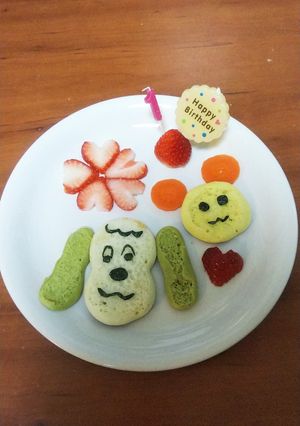 ワンワン☆うーたん バースデープレート♪-レシピのメイン写真