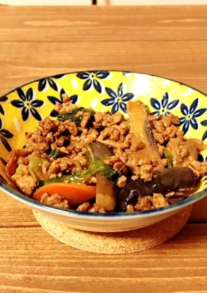 麻婆茄子風！ちょい辛肉味噌ナス炒め-レシピのメイン写真