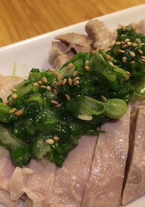 白鶏 / 蒸し鶏のネギソース 本格レシピ-レシピのメイン写真