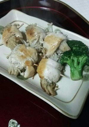時短☆えのき＆ささ身巻き焼き-レシピのメイン写真