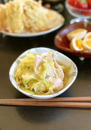 キャベツと豚肉のじゅんわり10分煮-レシピのメイン写真