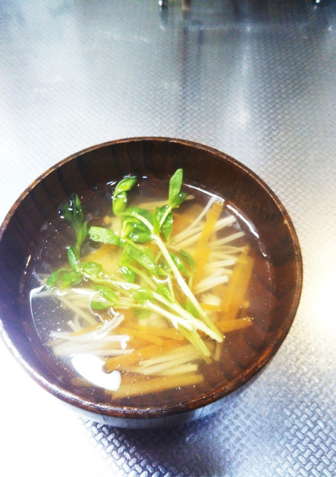 えのきと鯛のお吸い物-レシピのメイン写真
