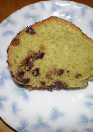 緑茶にも合う?!抹茶チョコチップケーキ☆-レシピのメイン写真