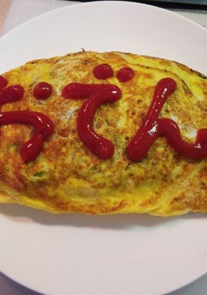 食感が楽しいオムライス-レシピのメイン写真
